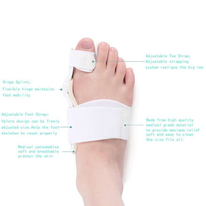 Buno Bunion Corrector | Adjustable Fit, Soft Fabric - Hartwella