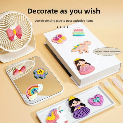 Buzzy Bead Craft Kit | Creative DIY Set for Kids, Non-Toxic - Hartwella