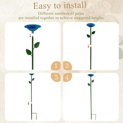 Buzzy Flower Feeder | Metal Bee and Butterfly Water Station - Hartwella