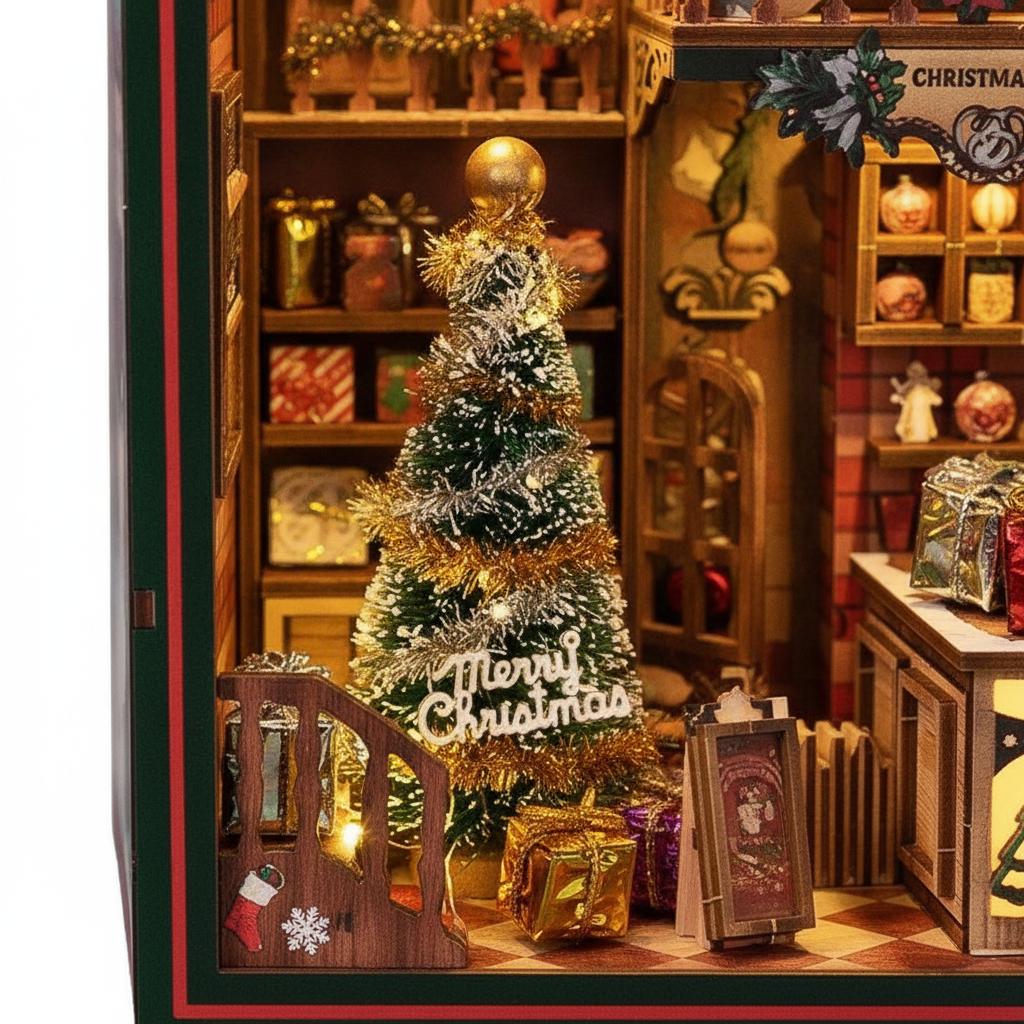 Noelio™ DIY Christmas Book Nook Kit