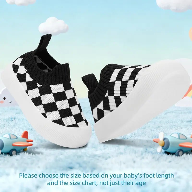 Cali Toddler Shoes | Checkered Slip - On Design - Hartwella