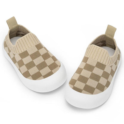 Cali Toddler Shoes | Checkered Slip - On Design - Hartwella
