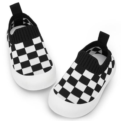 Cali Toddler Shoes | Checkered Slip - On Design - Hartwella
