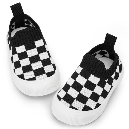 Cali Toddler Shoes | Checkered Slip - On Design - Hartwella