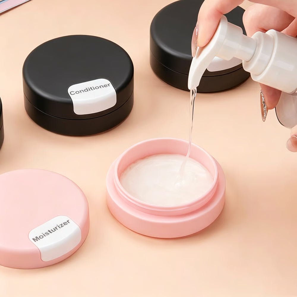 Calyx Travel Bottles for Toiletries | Leakproof Magnetic Stackable Containers - Hartwella