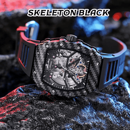 CarbonX Automatic Watch | Carbon Fiber, Waterproof - Hartwella