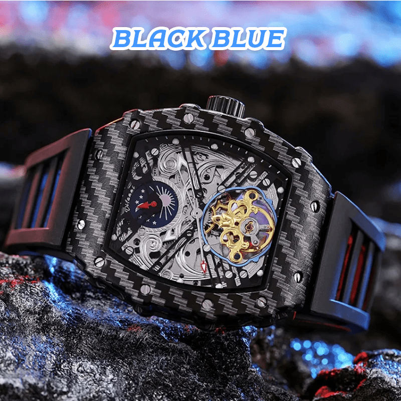 CarbonX Automatic Watch | Carbon Fiber, Waterproof - Hartwella