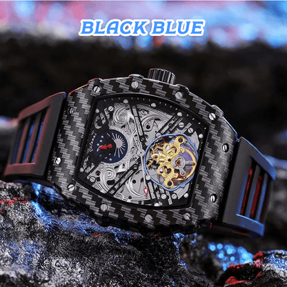 CarbonX Automatic Watch | Carbon Fiber, Waterproof - Hartwella