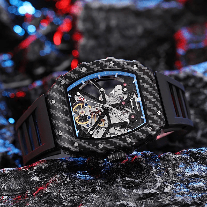 CarbonX Automatic Watch | Carbon Fiber, Waterproof - Hartwella