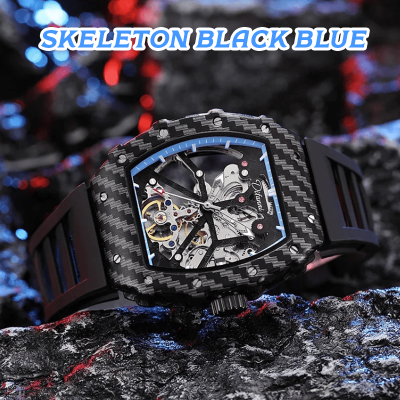CarbonX Automatic Watch | Carbon Fiber, Waterproof - Hartwella