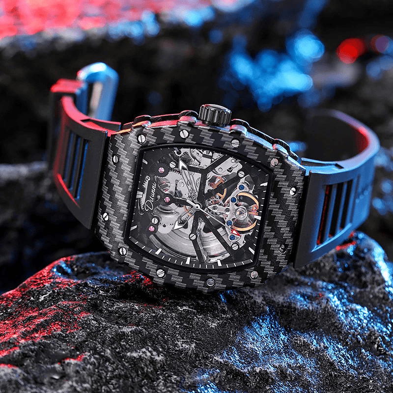 CarbonX Automatic Watch | Carbon Fiber, Waterproof - Hartwella