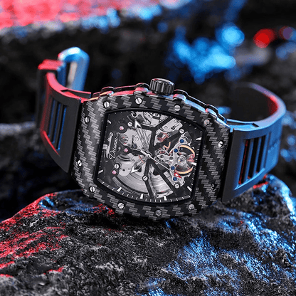 CarbonX Automatic Watch | Carbon Fiber, Waterproof - Hartwella