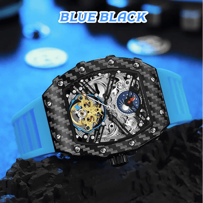 CarbonX Automatic Watch | Carbon Fiber, Waterproof - Hartwella