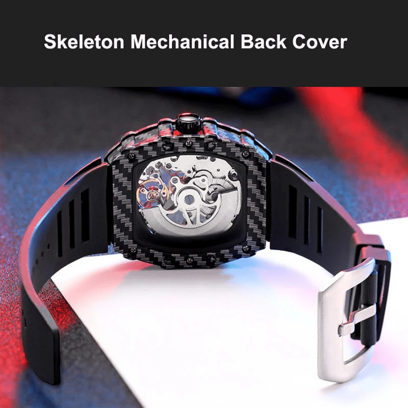 CarbonX Automatic Watch | Carbon Fiber, Waterproof - Hartwella