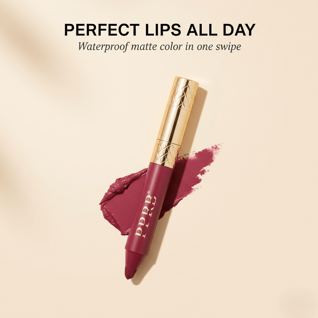 Carmelle Lip Duo | Waterproof Matte Lipstick & Lip Liner - Hartwella