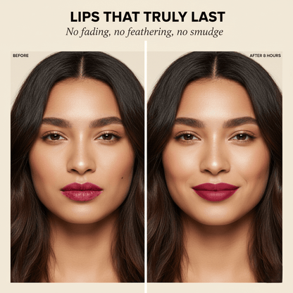 Carmelle Lip Duo | Waterproof Matte Lipstick & Lip Liner - Hartwella