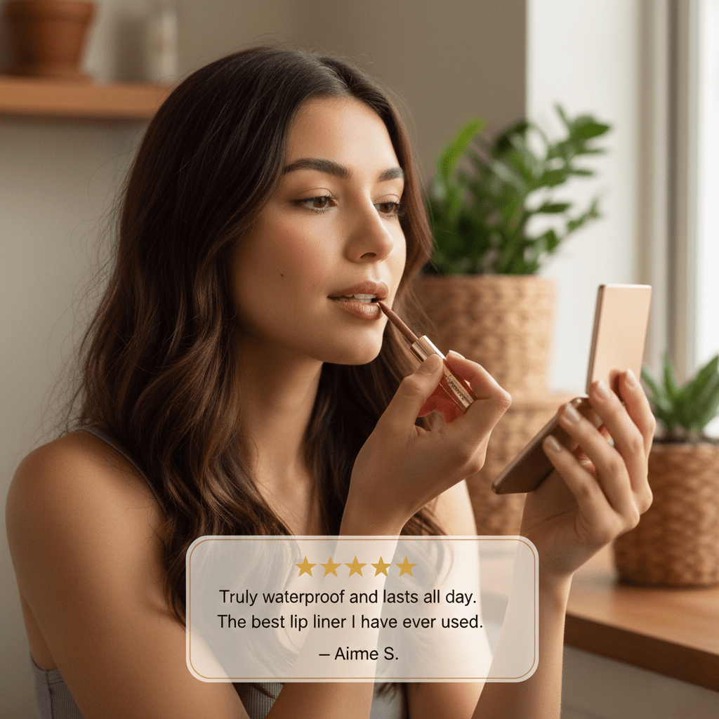 Carmelle Lip Duo | Waterproof Matte Lipstick & Lip Liner - Hartwella