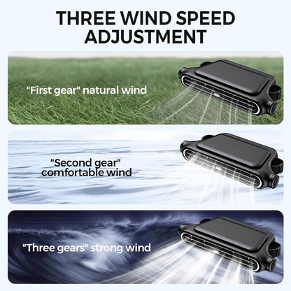 Caro Car Seat Fan | Dual-Turbine, USB Rechargeable, Adjustable Airflow - Hartwella