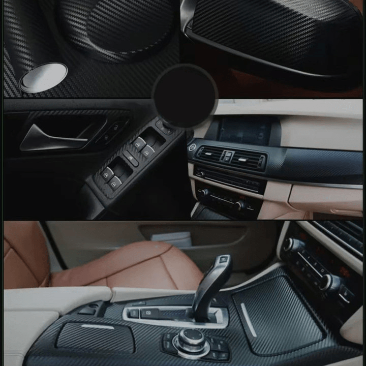 Caro Carbon Fiber Film | Durable, Scratch Resistant, Easy Application - Hartwella