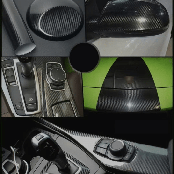 Caro Carbon Fiber Film | Durable, Scratch Resistant, Easy Application - Hartwella
