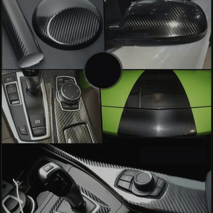 Caro Carbon Fiber Film | Durable, Scratch Resistant, Easy Application - Hartwella