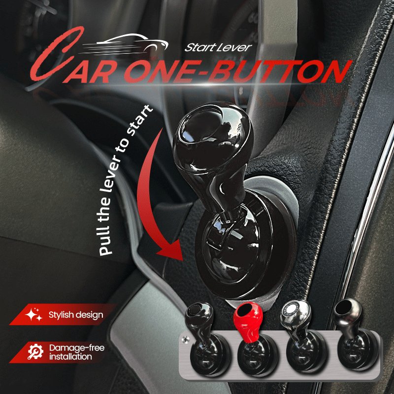 Caro One - Button Start Lever | Ergonomic Grip, Durable Alloy - Hartwella