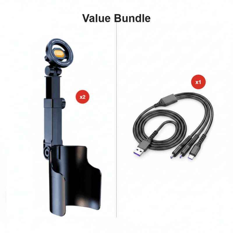 Caro Phone Mount | 360° Adjustable, Strong Magnetic Grip - Hartwella