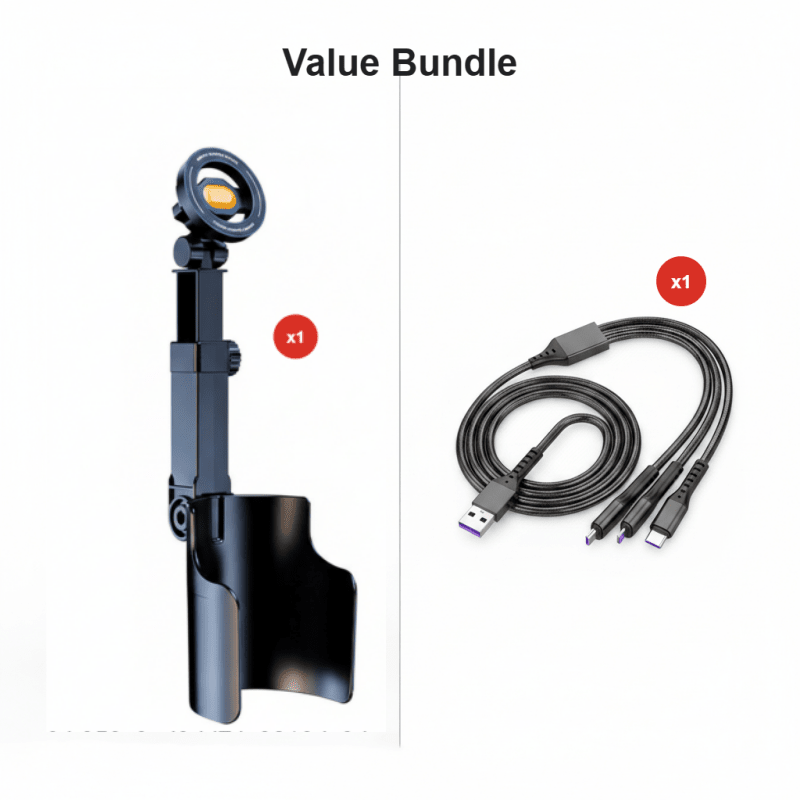 Caro Phone Mount | 360° Adjustable, Strong Magnetic Grip - Hartwella