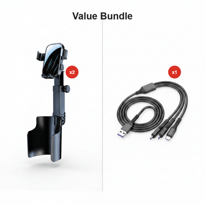 Caro Phone Mount | 360° Adjustable, Strong Magnetic Grip - Hartwella