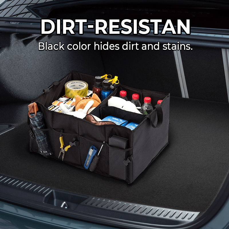 Caro Trunk Organizer | Large - Capacity, Collapsible Design for SUV - Hartwella