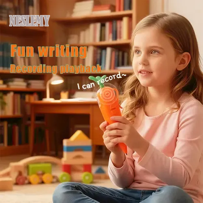 Caro Voice Recorder Pen | 60 - Second Audio Recording, Fun Design - Hartwella