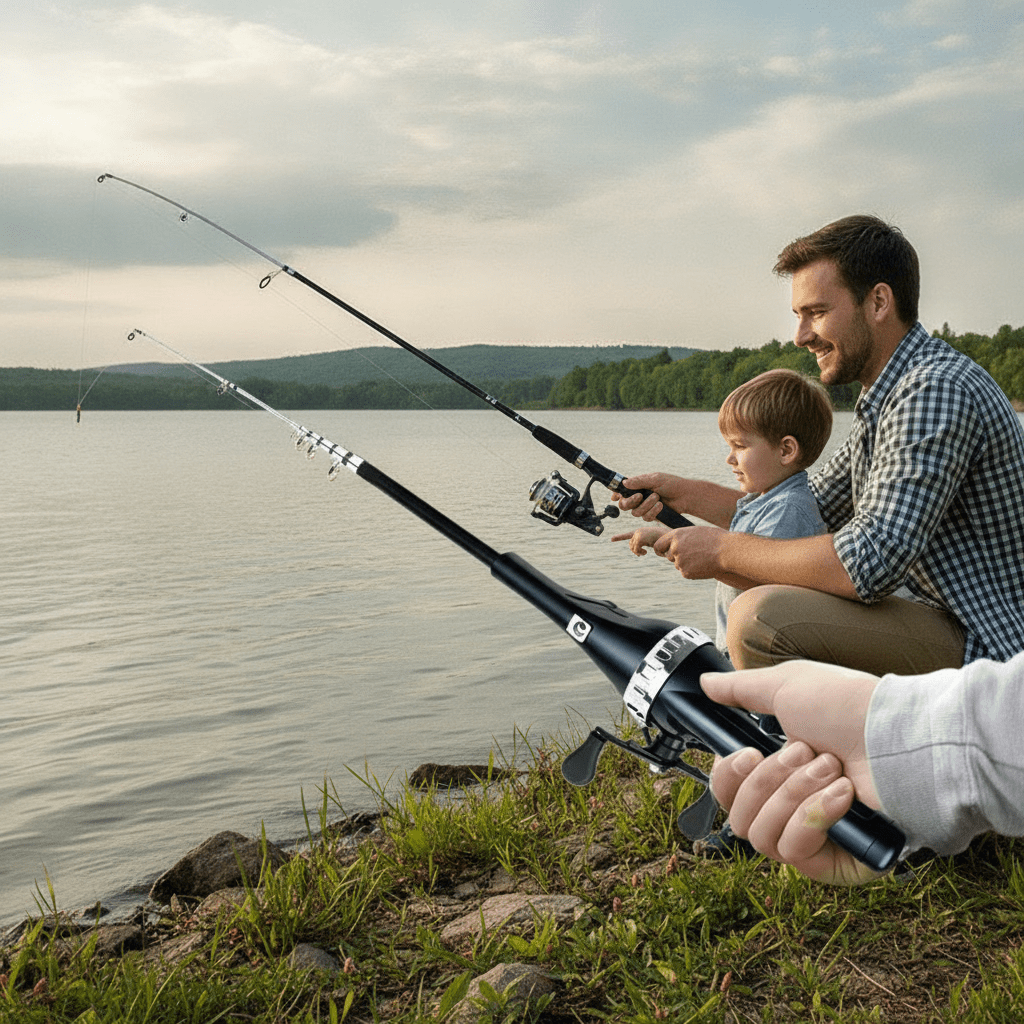 Castro™ Foldable Telescopic Fishing Rod - Hartwella