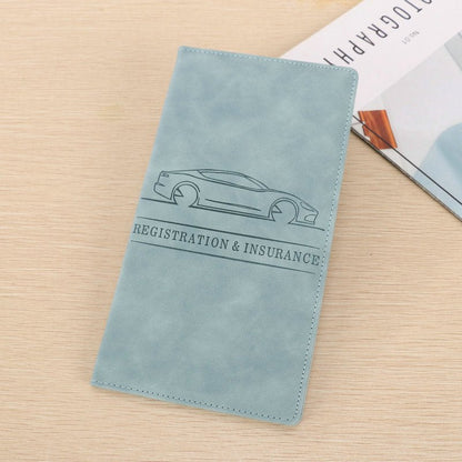 Cavo Auto Registration Holder | Magnetic Closure, Durable PU Material - Hartwella