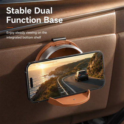 Cavo Car Cup Holder | Foldable, Premium Faux Leather, Clip-On Design - Hartwella
