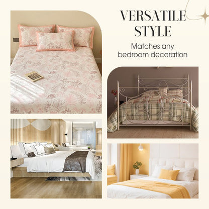 Celestial Bedding Set | Elegant Cutwork Design - Hartwella