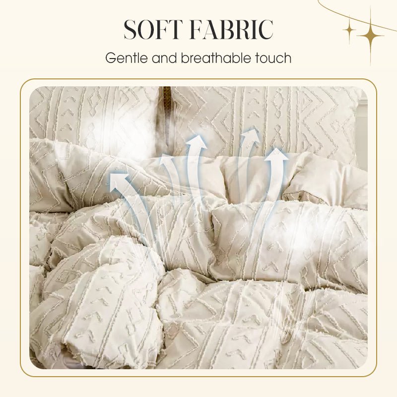 Celestial Bedding Set | Elegant Cutwork Design - Hartwella