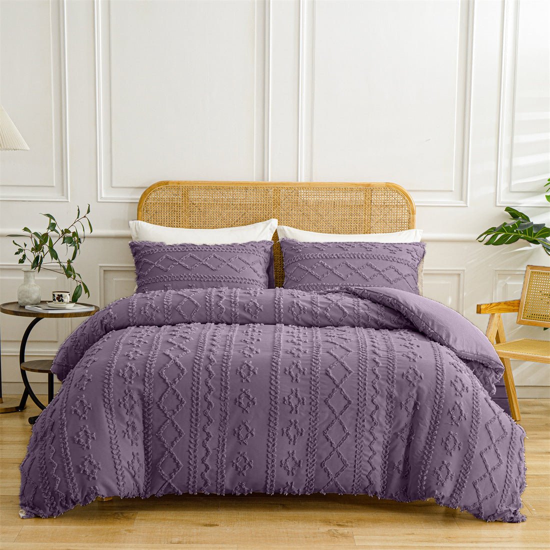 Celestial Bedding Set | Elegant Cutwork Design - Hartwella