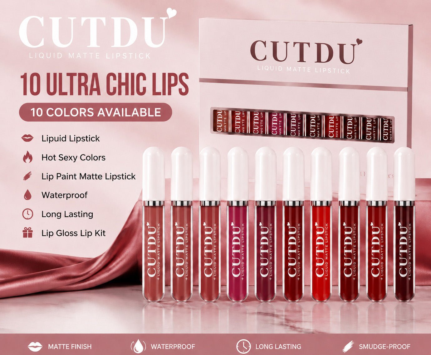 Cendra Matte Lip Gloss | Long-Lasting, Smooth Application - Hartwella