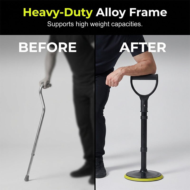 Centa Adjustable Cane | Lightweight Aluminum, Anti-Slip Base - Hartwella