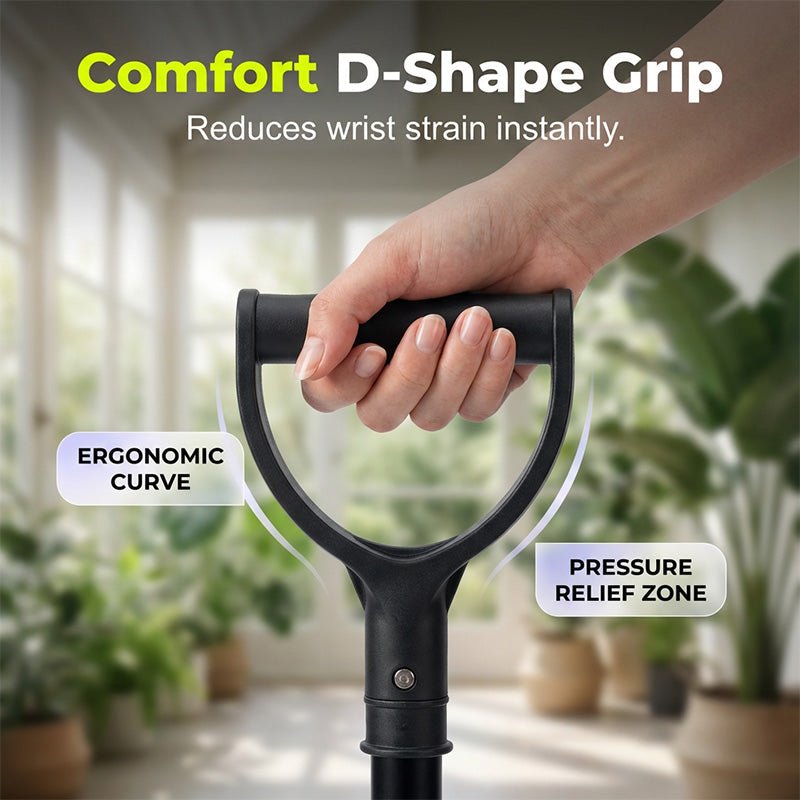 Centa Adjustable Cane | Lightweight Aluminum, Anti-Slip Base - Hartwella