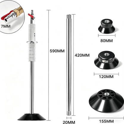 Cento Dent Puller | Aluminum Handle, Suction Cup for Auto Body Repair - Hartwella