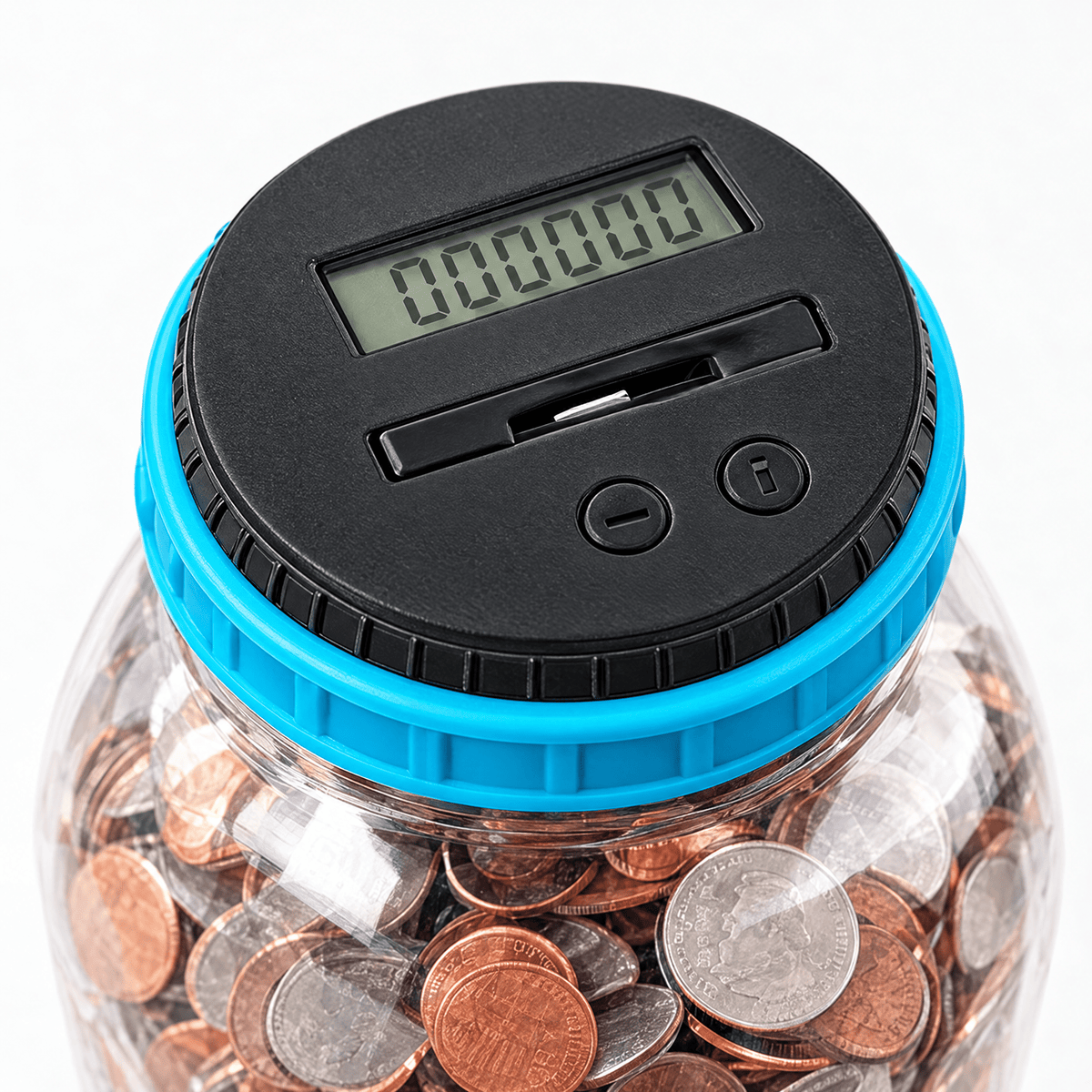 Centy™ Digital Coin Counting Money Jar - Hartwella