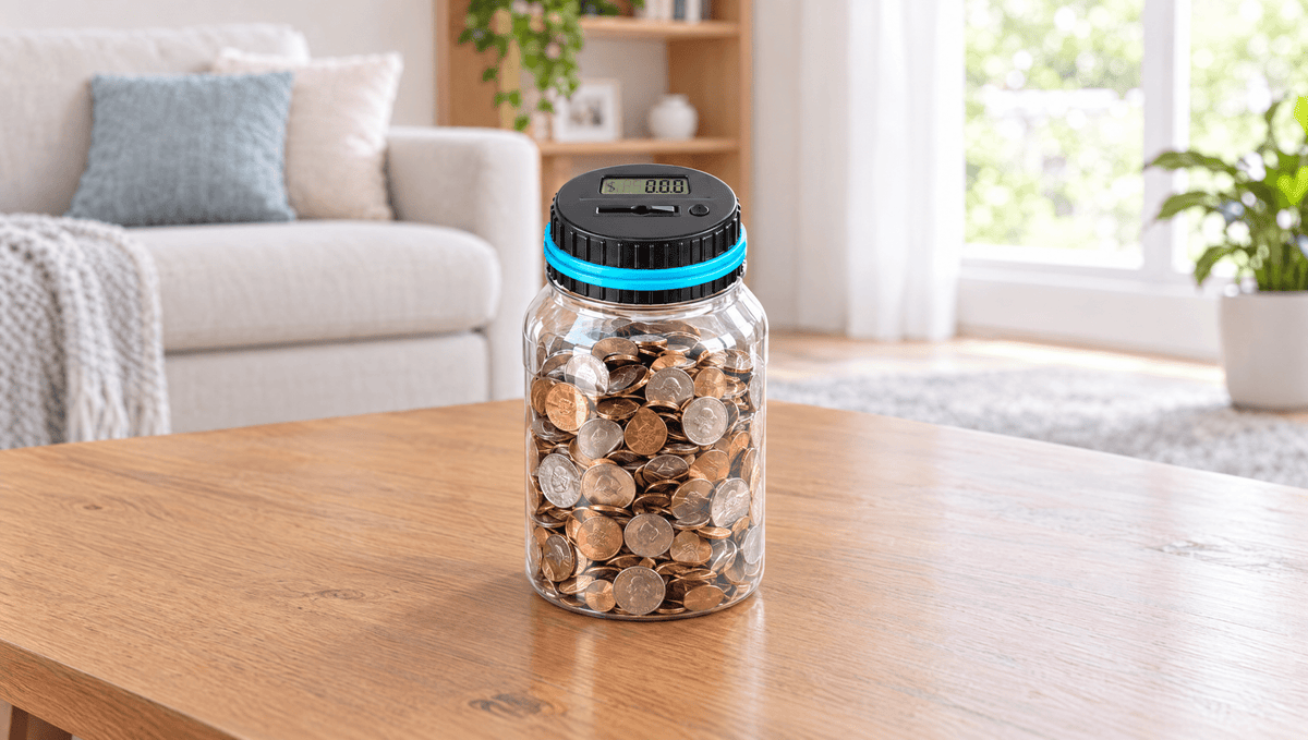 Centy™ Digital Coin Counting Money Jar