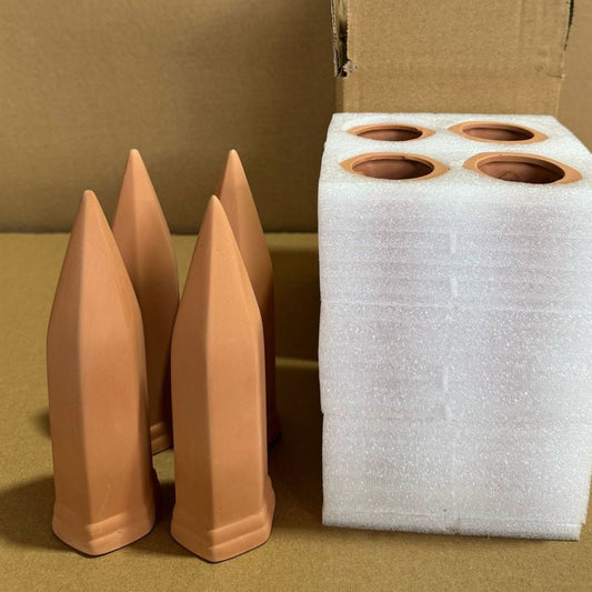 CeraSoak Plant Watering Spikes | Eco-Friendly Ceramic, 4-Pack - Hartwella