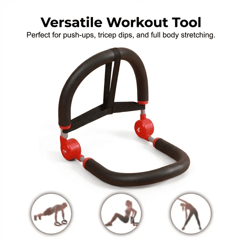 Certo Core Sit-Up Machine | Steel Frame, Foam Padding, Multifunctional Home Gym Equipment - Hartwella