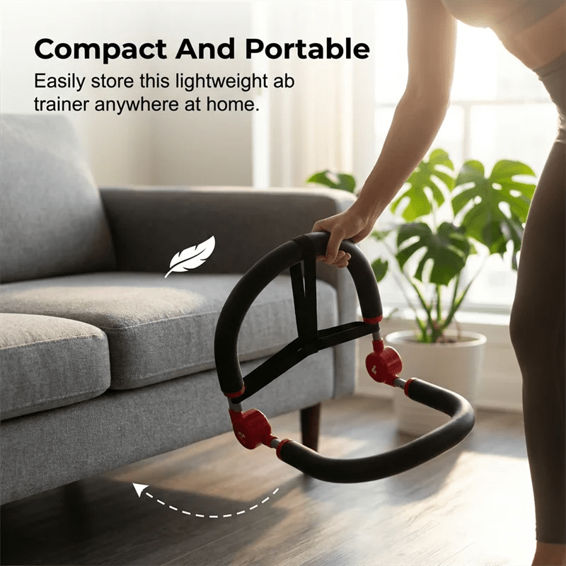 Certo Core Sit-Up Machine | Steel Frame, Foam Padding, Multifunctional Home Gym Equipment - Hartwella