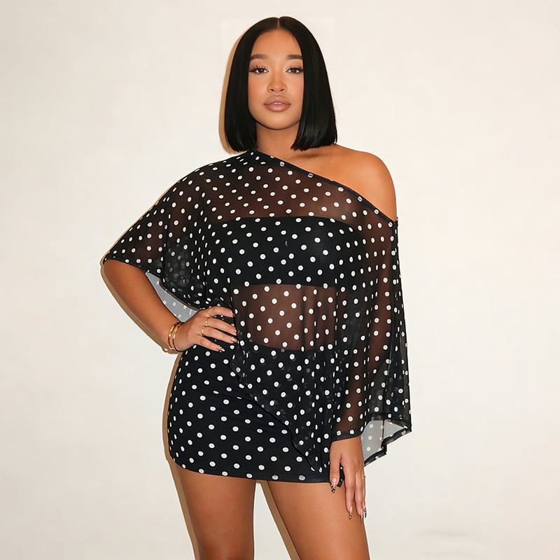 Ciera Skirt Set | Stretchy Animal Print, Draped Top and Mini Skirt - Hartwella