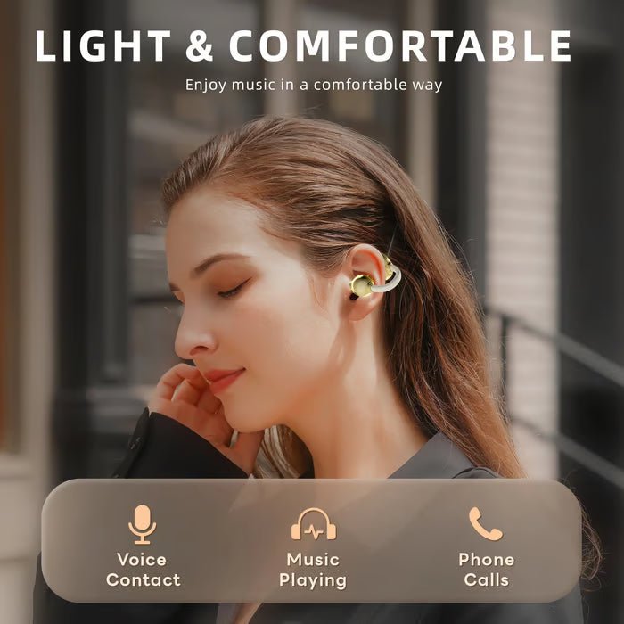 Clara Clip - On Headphones | Wireless, Lightweight Design - Hartwella