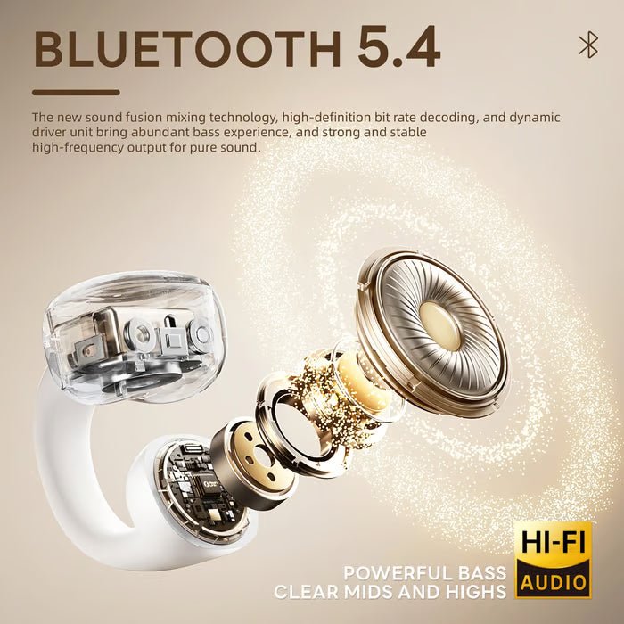 Clara Clip - On Headphones | Wireless, Lightweight Design - Hartwella
