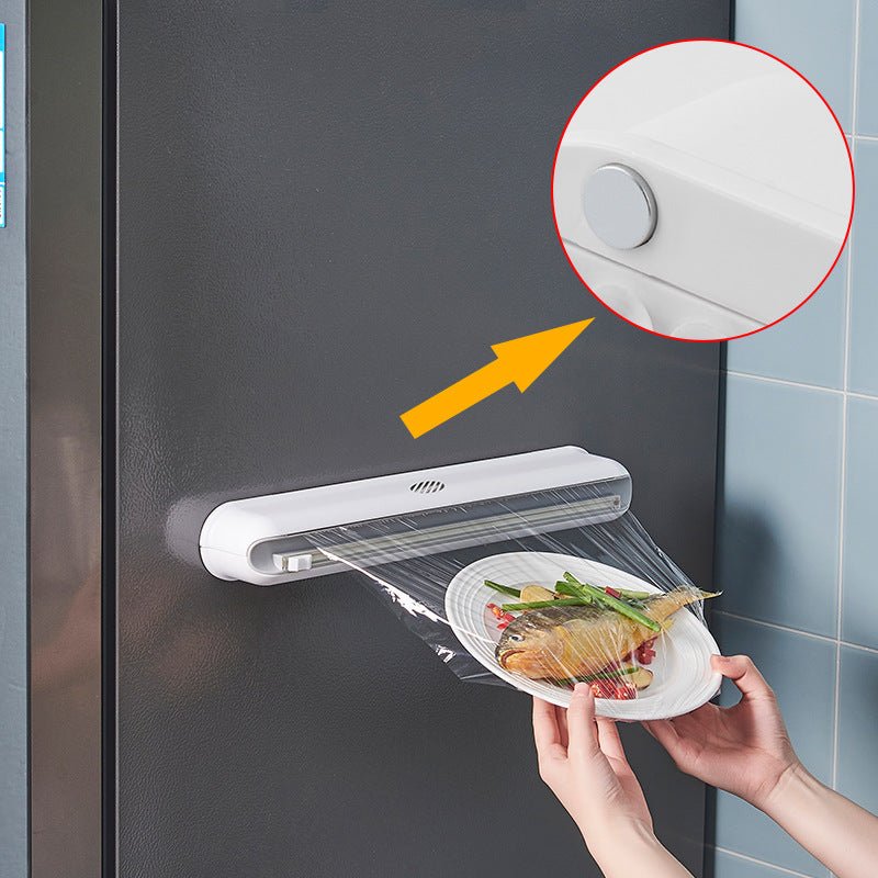 Clea Cutter | ABS Kitchen Dispenser, Effortless Cling Film Cutting - Hartwella
